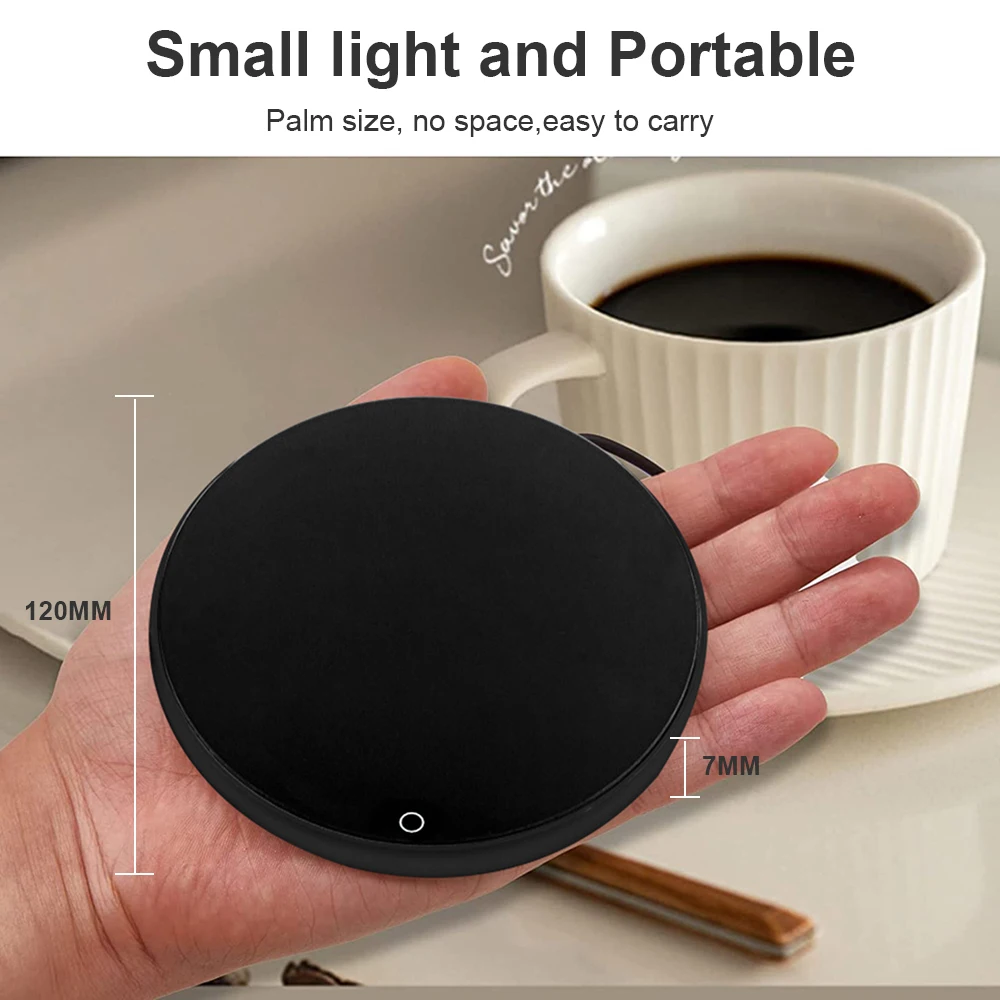 Mug Warmer USB Cup Heater Mini Cup Warmer Electric Heating Thermostatic Coaster Coffee Milk Tea Water Constant Pad Mug Warmer image 6