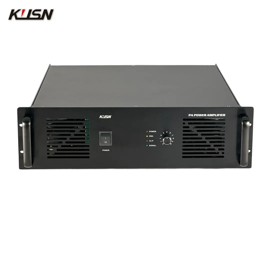 1500W Power Amplifier 3U Aluminum Alloy Panel Power Amplifier Sound Class AB Professional Audio PA System