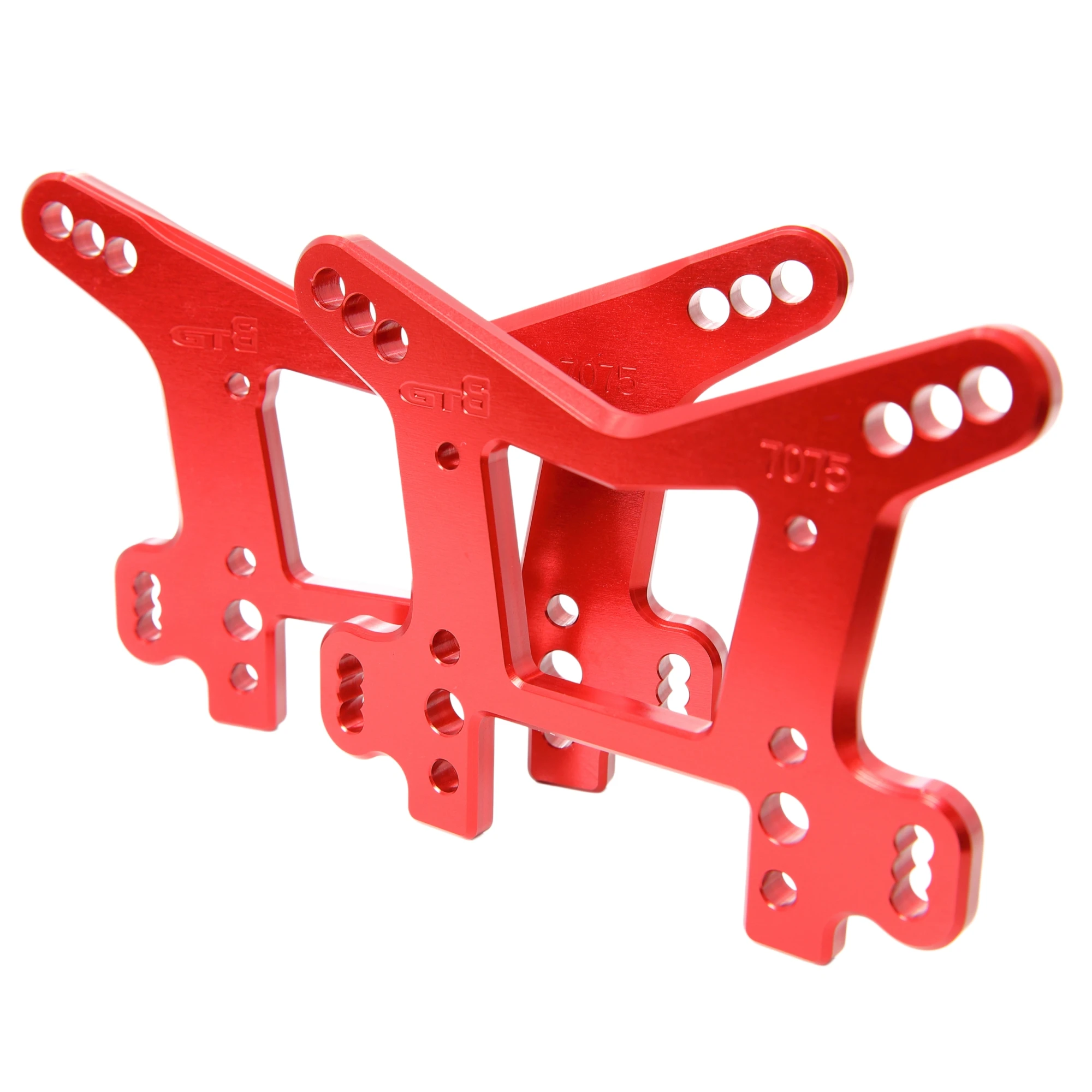 GTBRacing Stoßdämpferhalterung vorne und hinten, 6 mm, CNC-Aluminium 7075, für RC-Auto 1/5 LOSI DBXL-E 2.0 DBXL 2.0 Upgrade-Teil – Detail 2