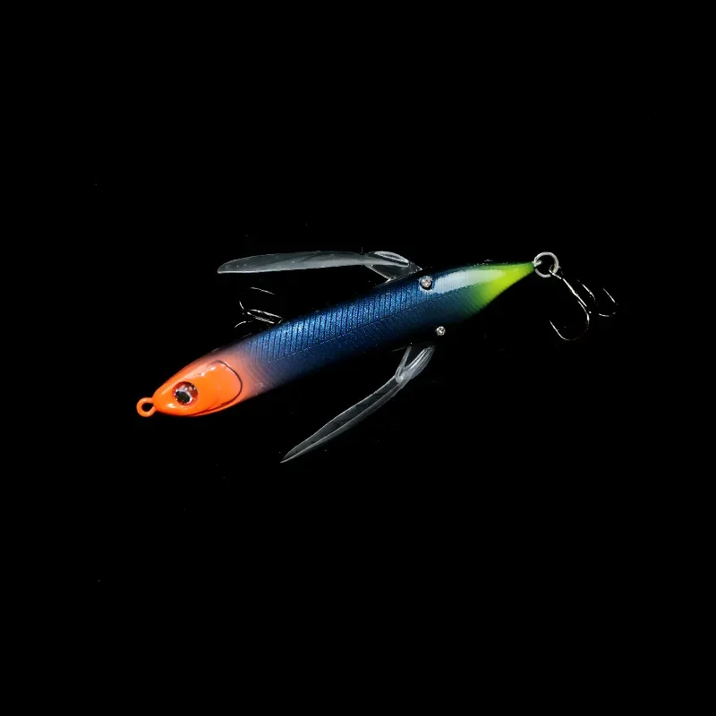 Artificial Dragonfly Topwater Crawler Bait 80mm 6.5g Superficial Buzzbait Popper Pencil Stickbait Lure Surface for Bass