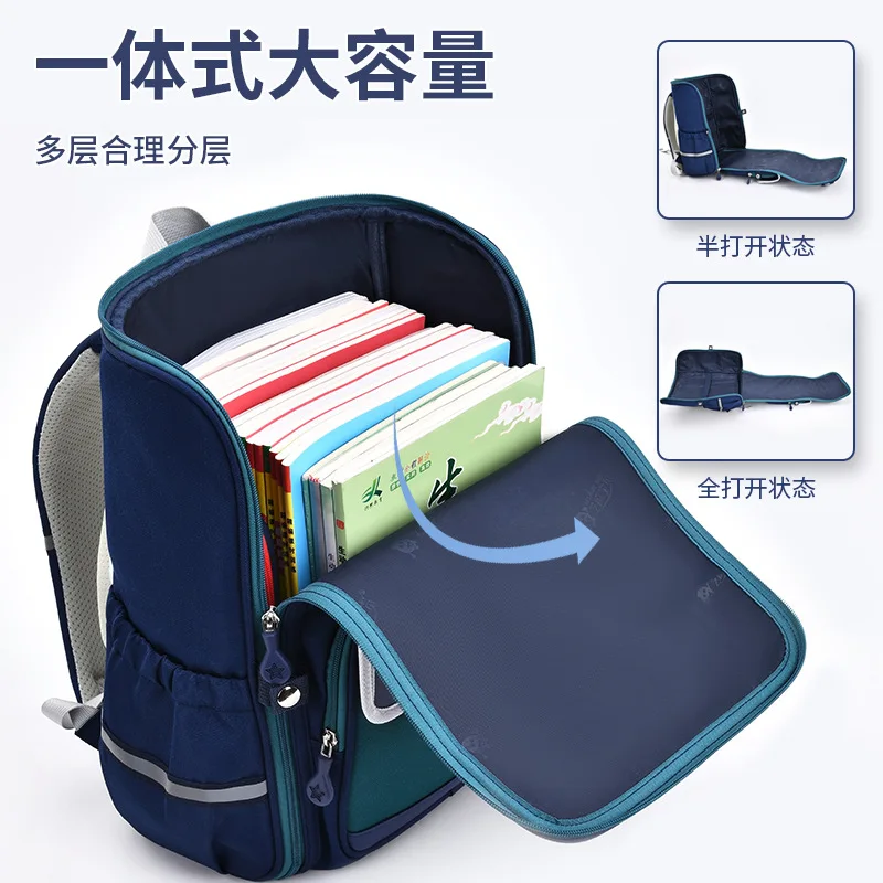 Neue Grundschule Student Rucksack Männlich Integrierte Große Kapazität kinder Rucksack Klassen Rucksack Wirbelsäule Schutz Rucksack