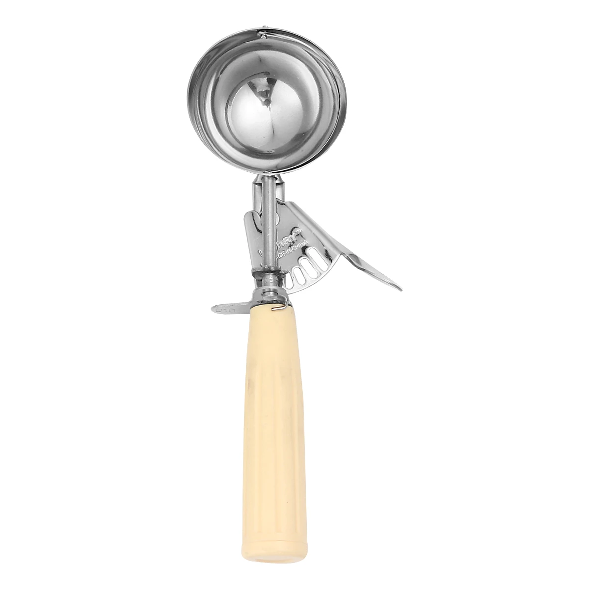 

Ice Cream Portion Scoop Fruit Digging Spoon Melon Scooper Beige Stainless Steel