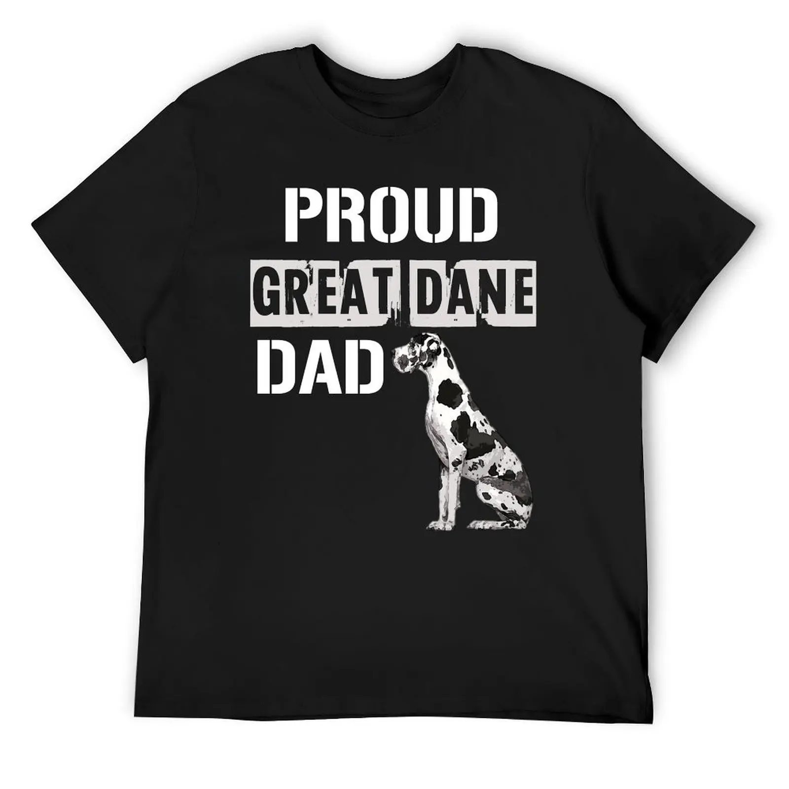 

Proud Great Dane Dad T-Shirt animal prinfor boys custom t shirt tshirts for men