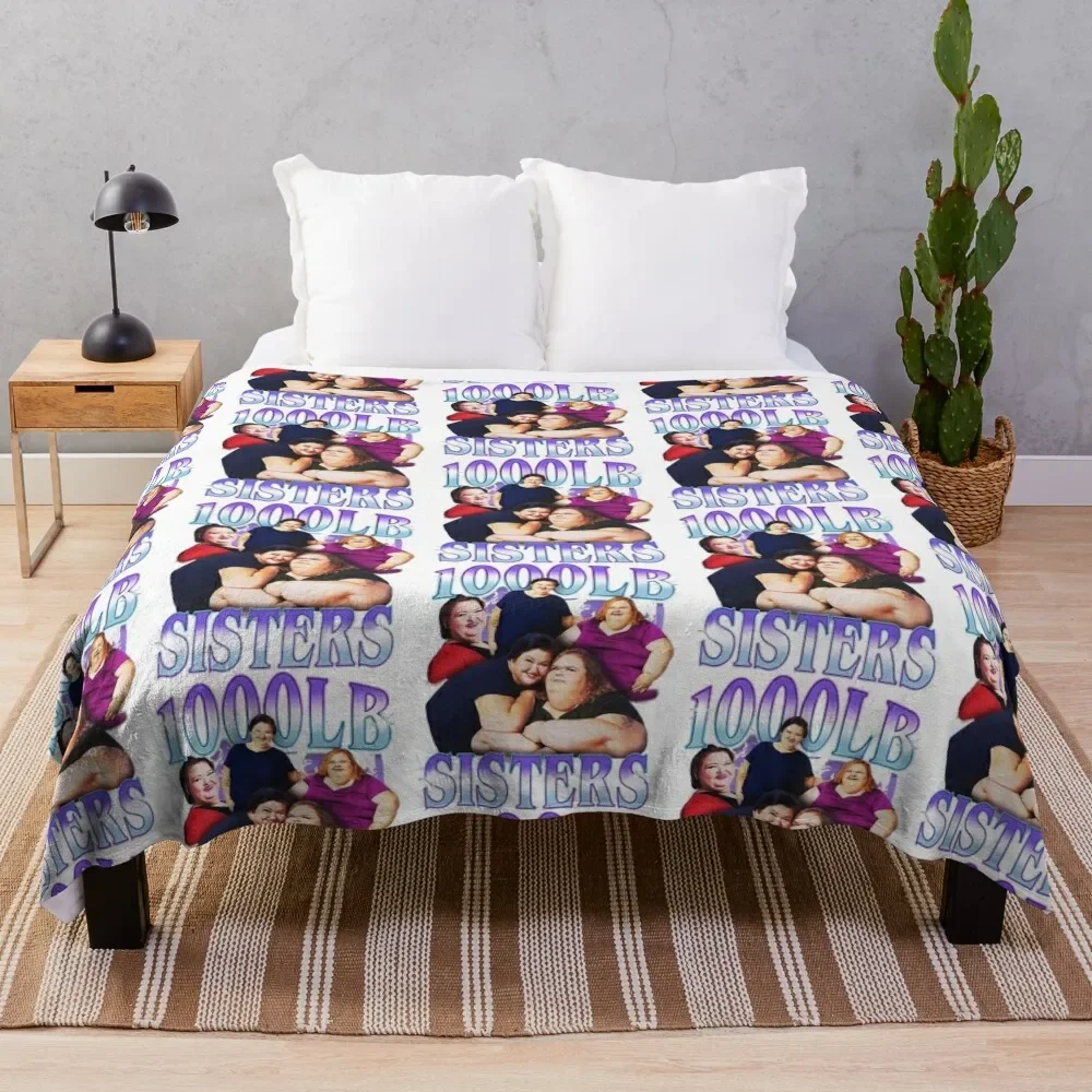 

1000LB Sisters Throw Blanket bed plaid anime Blankets