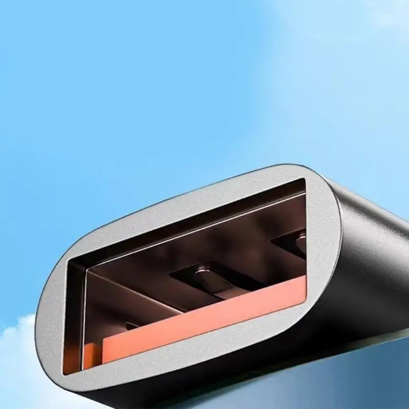 2025 Новый USB TO TYP ADAPTER ADAPTER ADAPTER ADAPTER ADAPTER 6A Адаптер алюминиевого зарядки для мобильных планшетов и