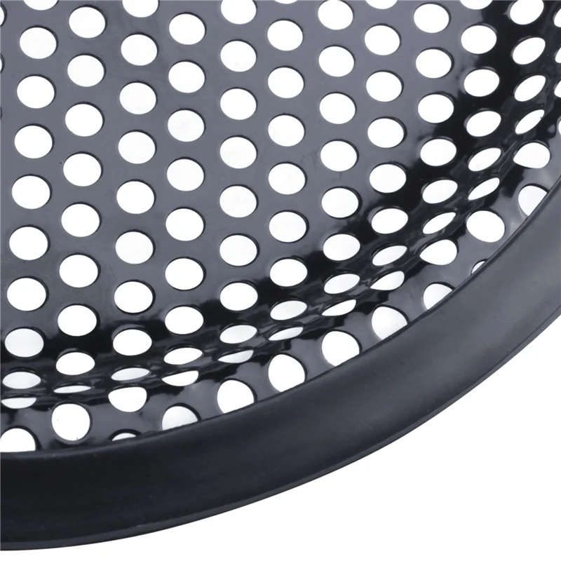 6.5Inch Metal Mesh Round Car Woofer Cover Speaker Grill Black 10 Pcs