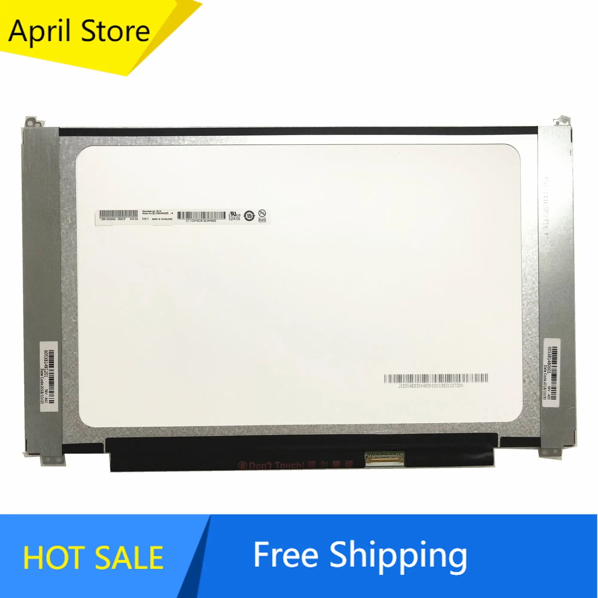 

B140HAN05.4 14.0" FHD IPS Laptop LCD Screen 1920*1080 EDP 30 Pins