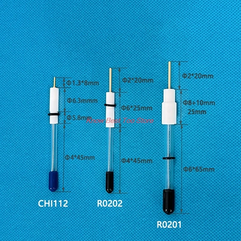 1PCS Non Aqueous Silver Ion Electrode, Ag/Ag+ Silver Reference Electrode, Organic System Experiment.