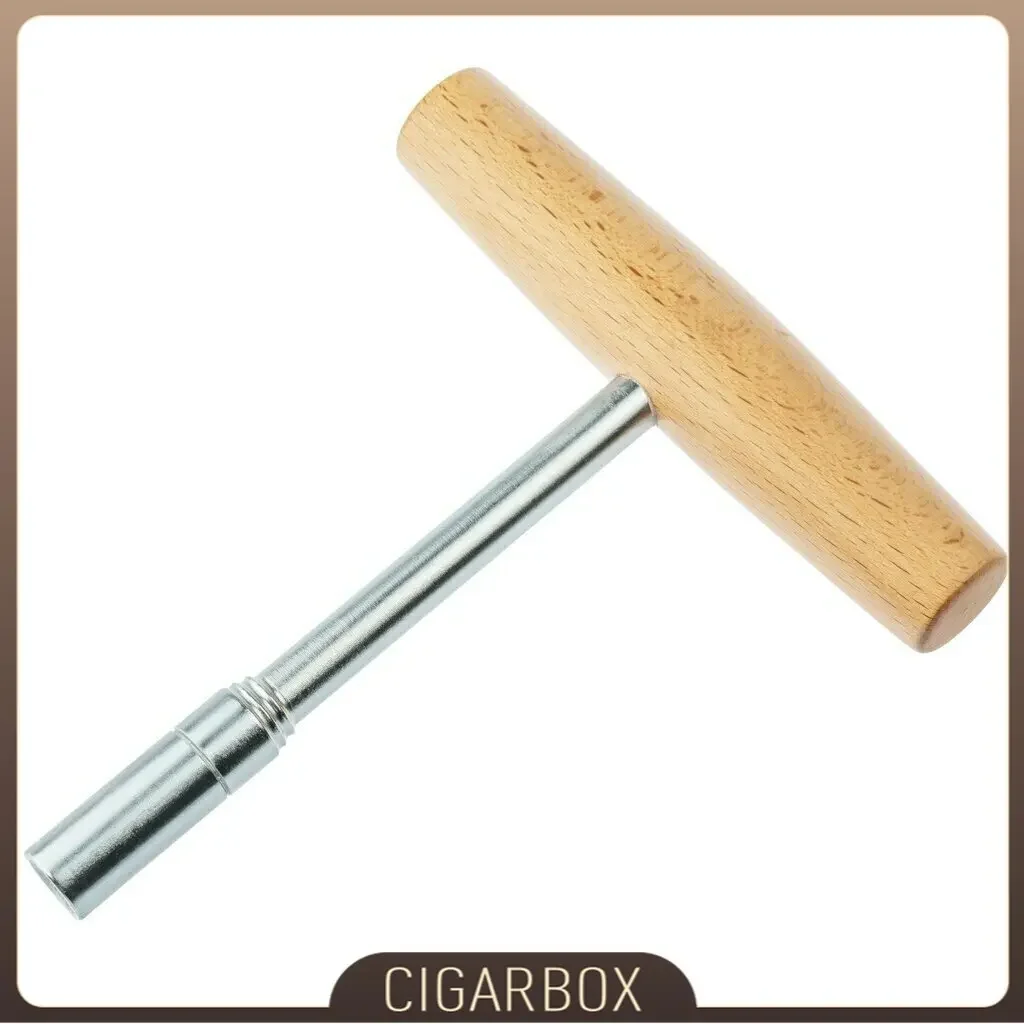

Professional T-Wrench Piano Tuning Wrench W/Maple Handle Spanner Tools s T Shape Hammer Square Tip