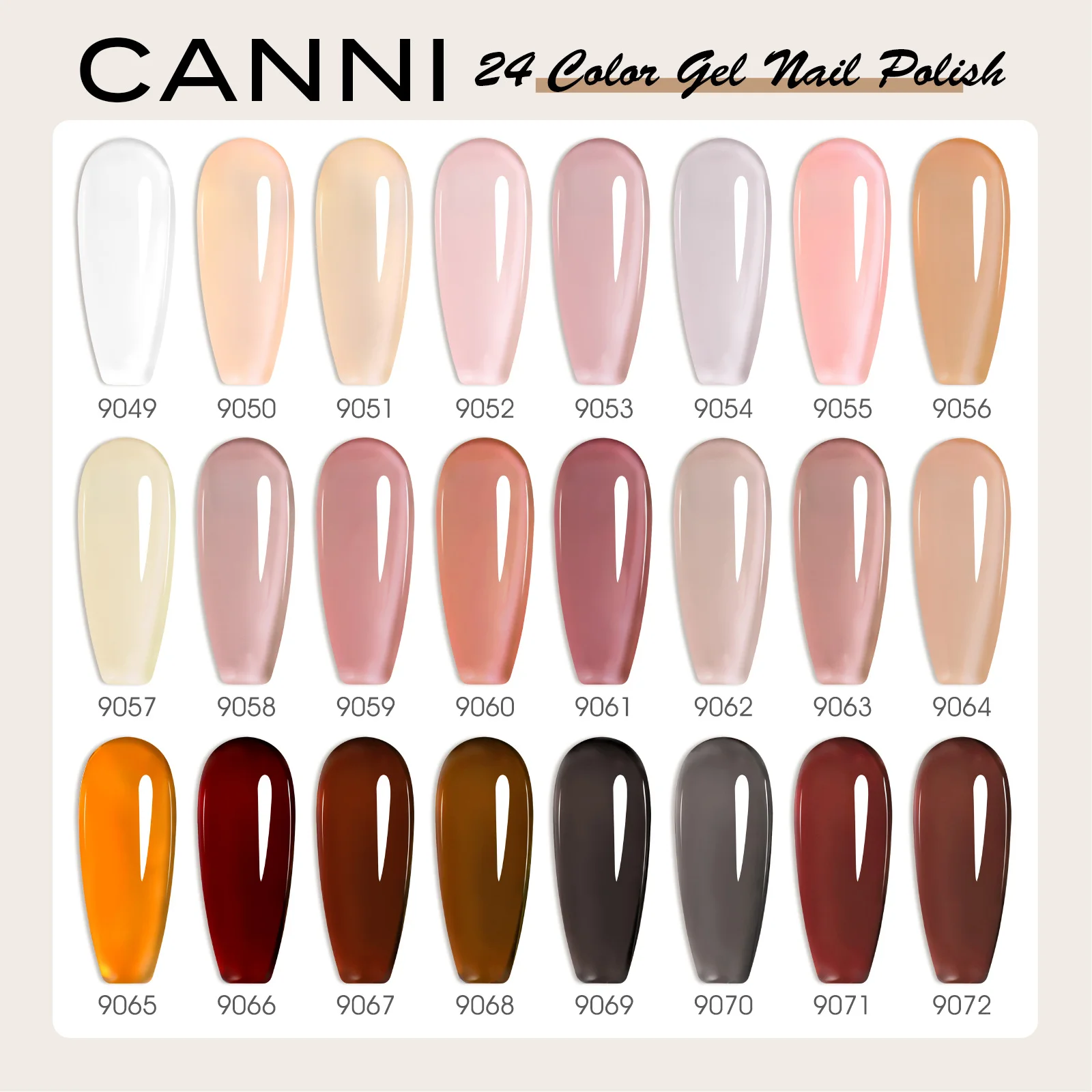 CANNI 30-teiliges Nagel-Gel-Nagellack-Set CC Collection TPO/Hema Free Fall Nails Weihnachts-Gel-Lack Soak Off Semi Permanent Gel-Set – Detail 9