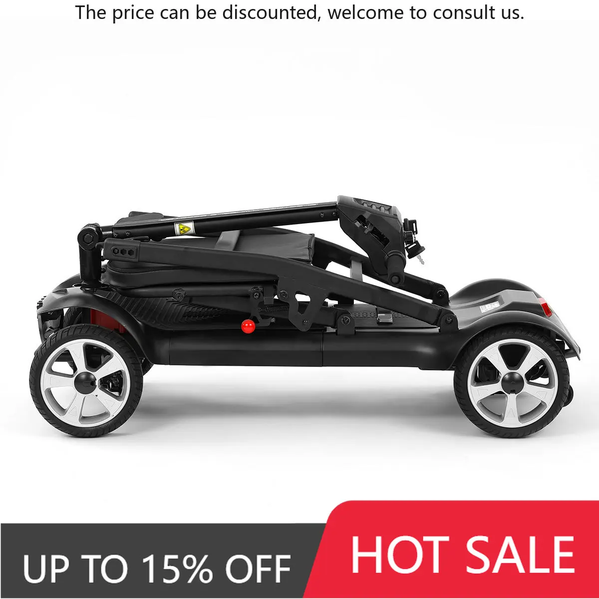

2025 17.5KG Lightweight Mobility Scooter Folding Outdoor Travel Small Disabled E-Scooter Wholesales