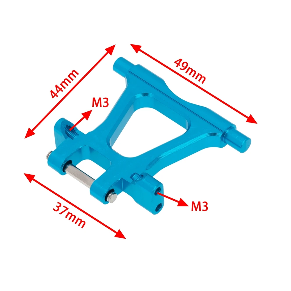 ABZW 8Pcs Metal Front Rear Upper Lower Suspension Arms Set for Tamiya TT-02 TT02 1/10 RC Car Upgrade Parts Accessories,2