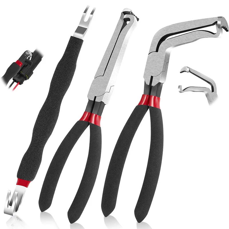 

2/3PCS Cars Electrical Disconnect Pliers Fuel Line Wire Removal Plier Oil Pipe Separate Plier For Motorcycle Automotive Repair