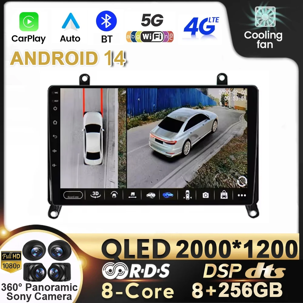 

Android 14 Carplay Auto для Toyota Hiace H300 VI GranAce I 2019-2022 Автомагнитола Мультимедиа Pantalla Стерео GPS Dvd Экран DSP