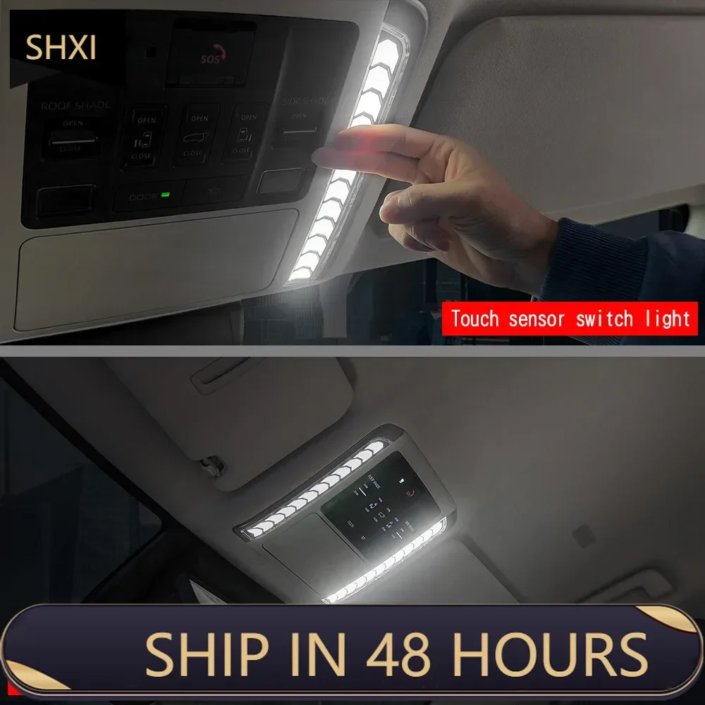 Good Quality New For Toyota 40 Series Vellfire Alphard 2023 Touch Reading Lights Ambient Lights And Overhead Light Modifications
