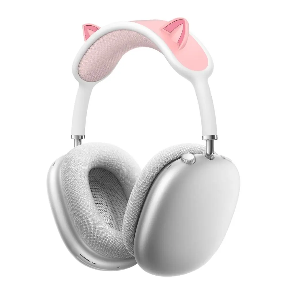 Silicone Headband Cover Cat Ears Design Decorative Headband Protector Headphone Accessories for AirPods Max