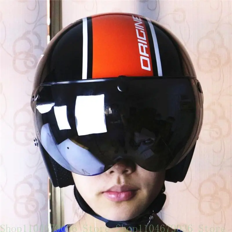 Upgraded Helmet PeakShield Open Face Retro Motorcycles Helmet Sun Shade Protector Simple Installation Motorbike Parts