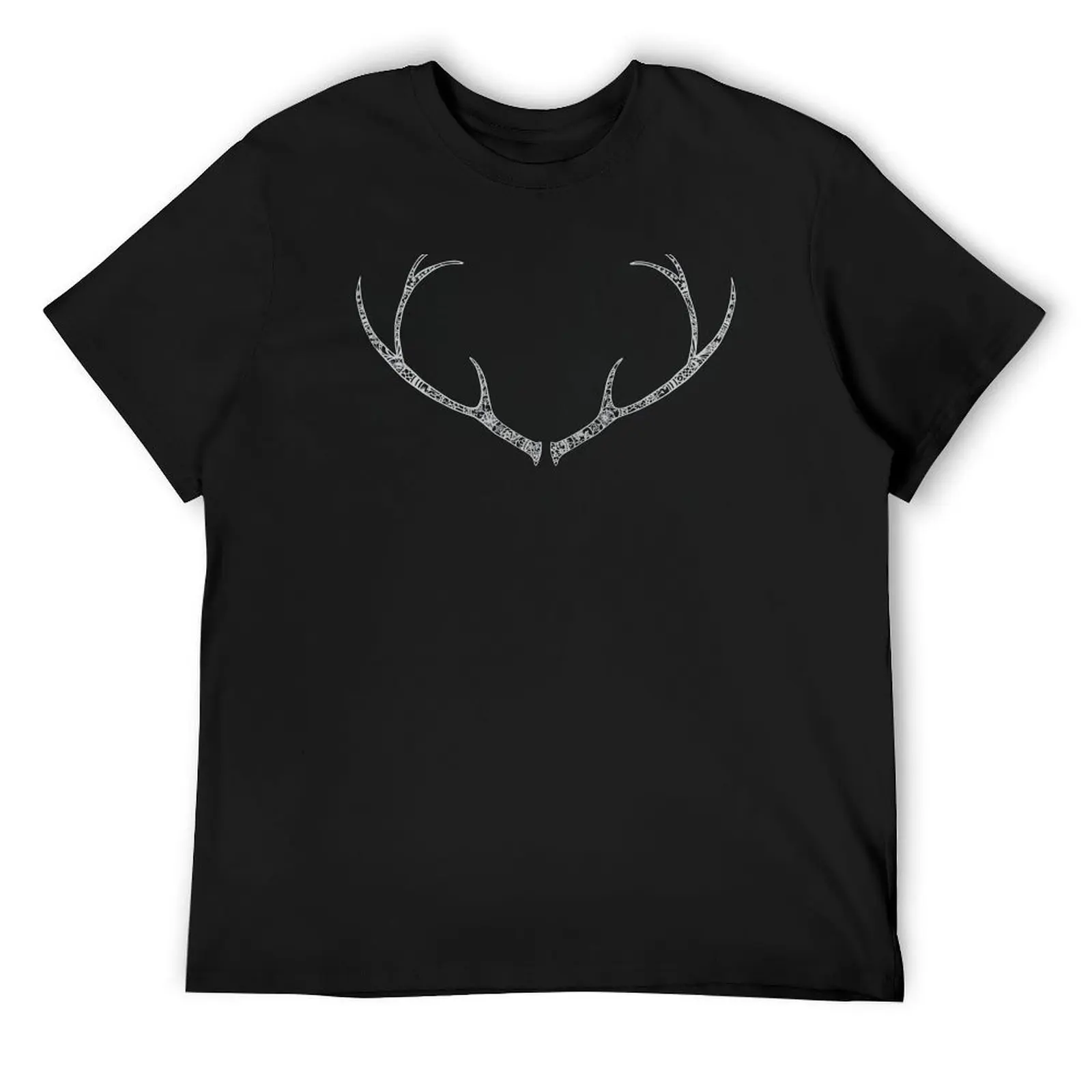 Paper-Cut Antlers T-Shirt aesthetic clothes vintage graphic tee Men's t-shirt