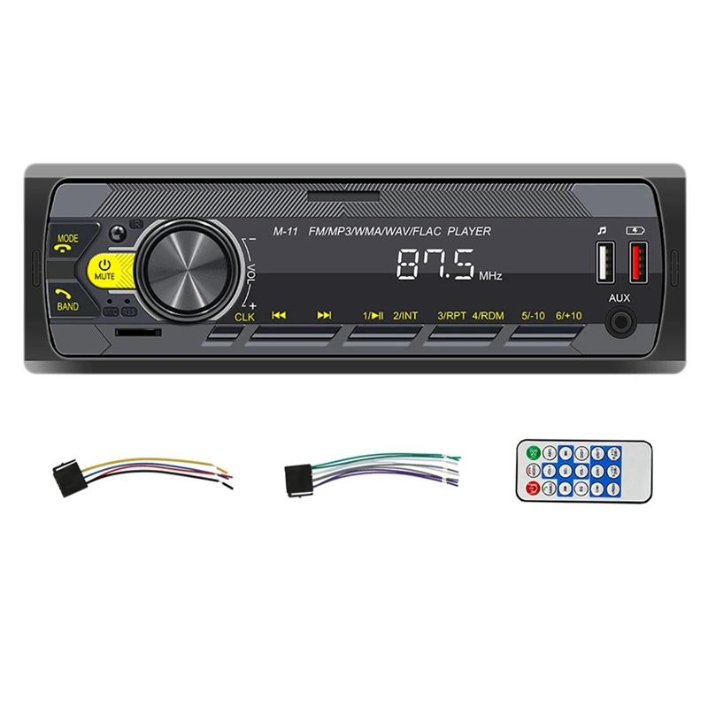 4 Channel 45W Bluetooth Car Radio Car Radio Multifunction Plug-In U Disk With Multi-Color Function For Car