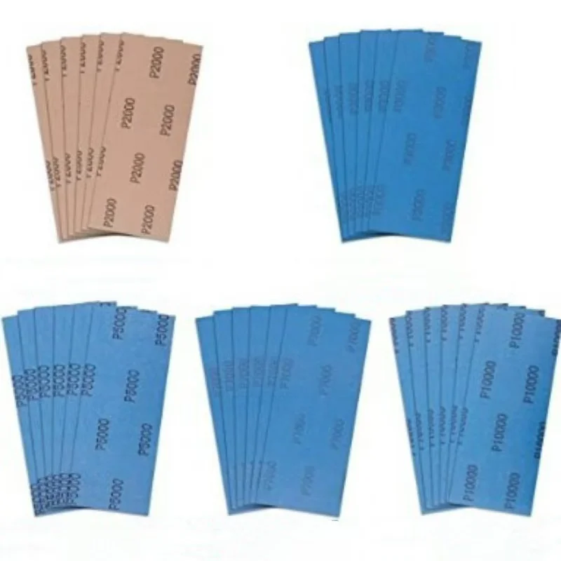 60-2000 Grit Wet Dry Waterproof Sandpaper Set, Multi-purpose Sand Paper for Car Wood Metal DIY Polishing