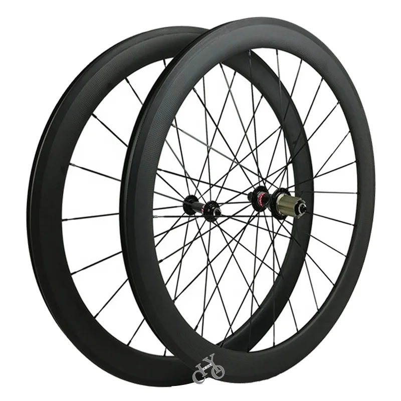 

YTYIN Choy 60mm Carbon Wheels 700c Clincher Road Rim Brake Bicycle Wheels With Novatec 291/482 Hub for Road Bike