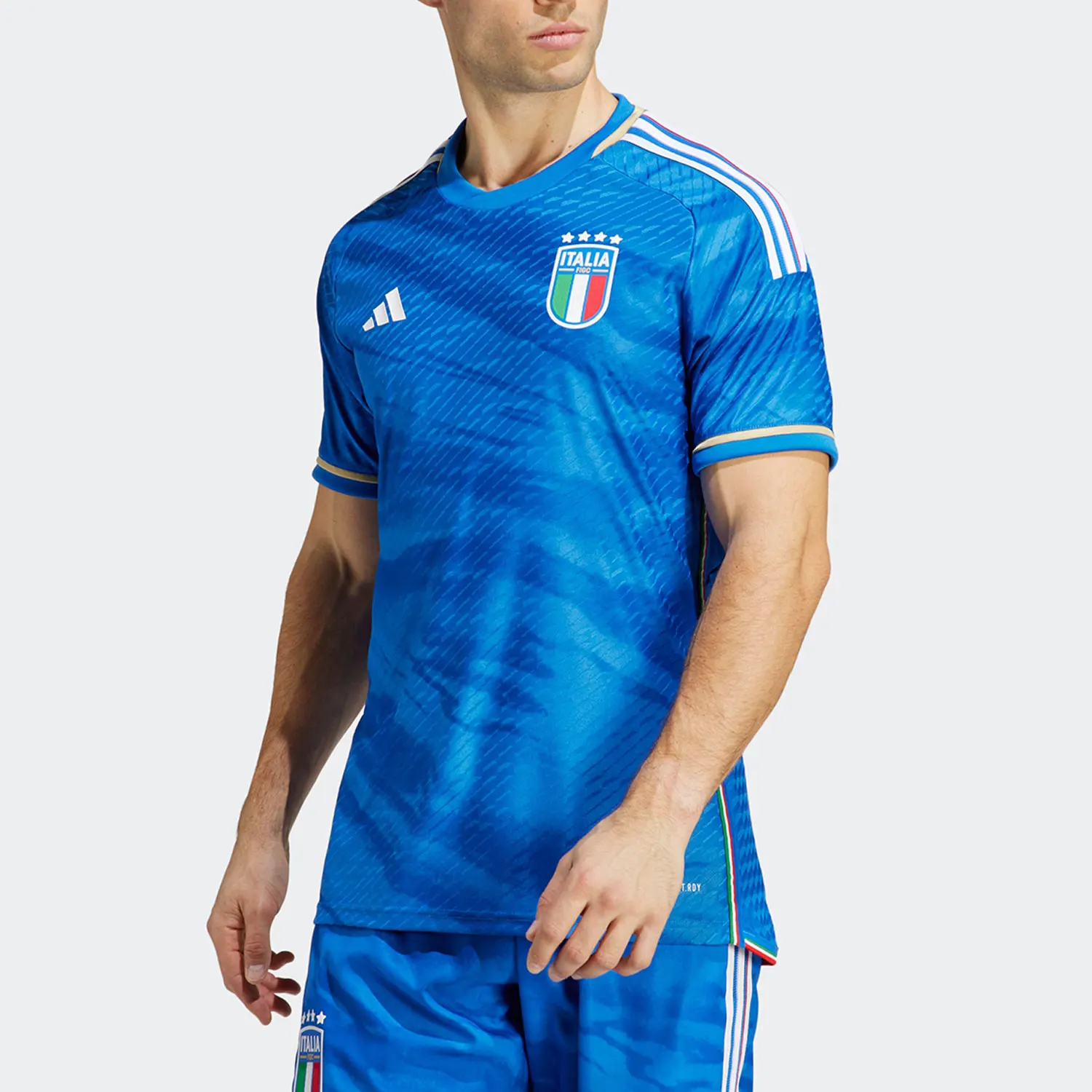 Adidas authentic Italian team player edition home football men's jersey HS9891