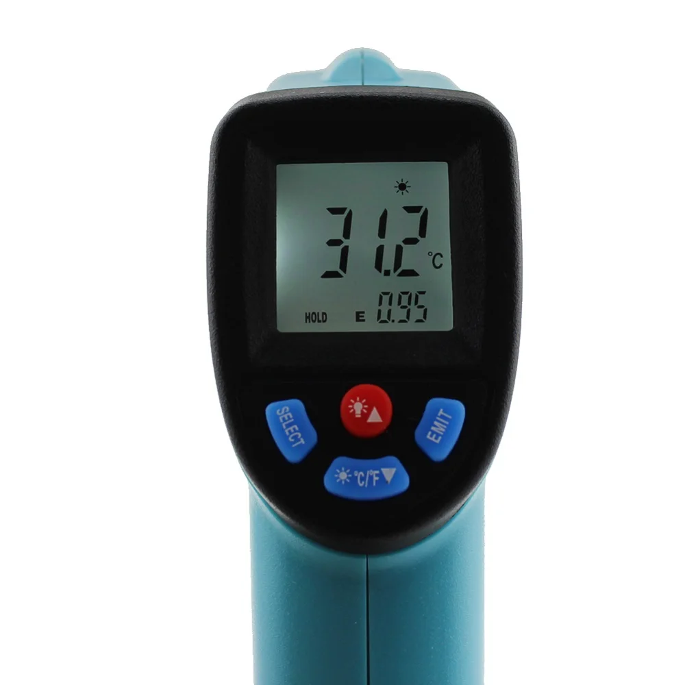 550C Digital Non-Contact Infrared Thermometer Laser Pyrometer For Boiler Home Oven Confectionery Bath Water BBQ Temperature Mete