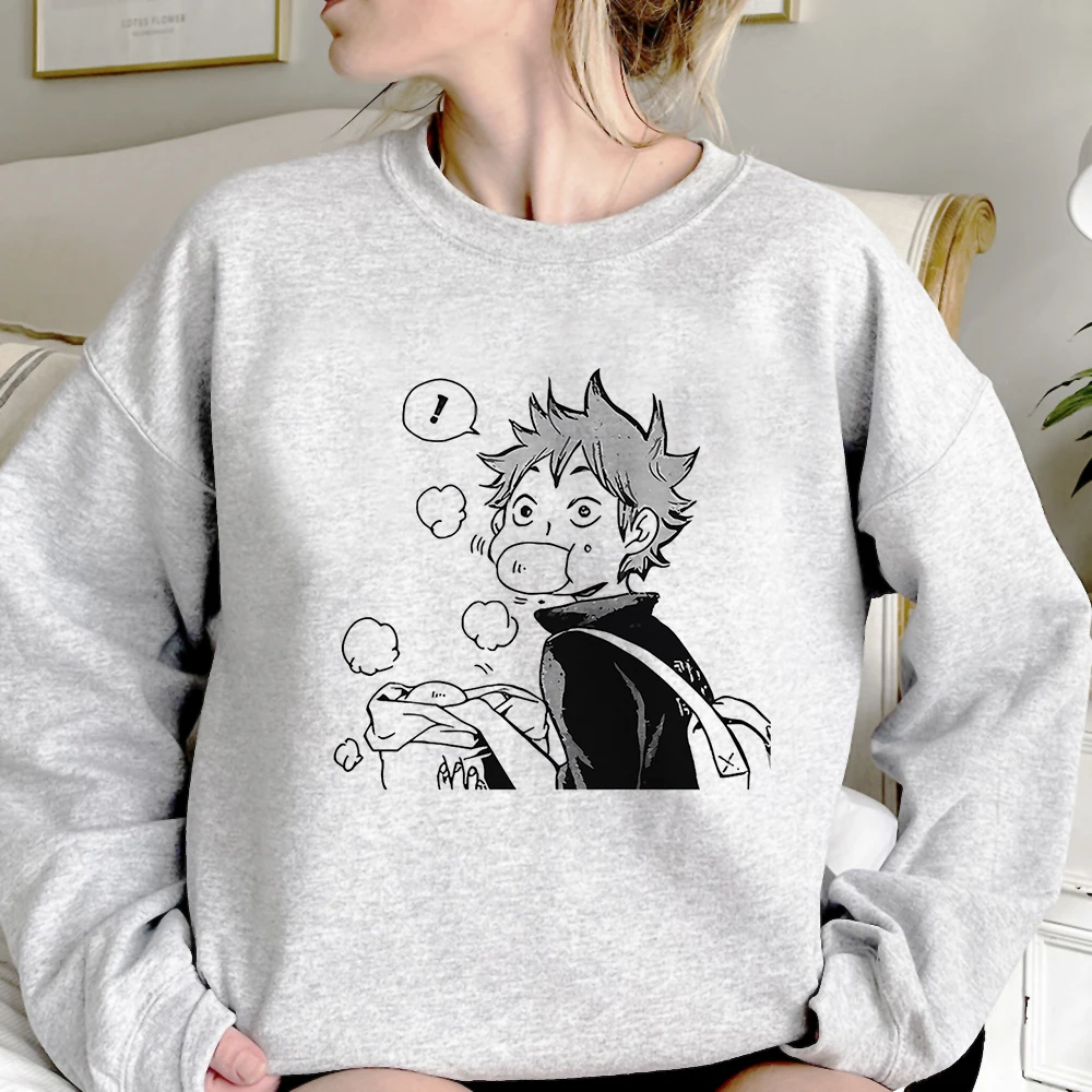 

Volleyball Voleibol Japanese Anime hoodie printed design manga youthful graphic designer female tracksuits hoddie funny anime