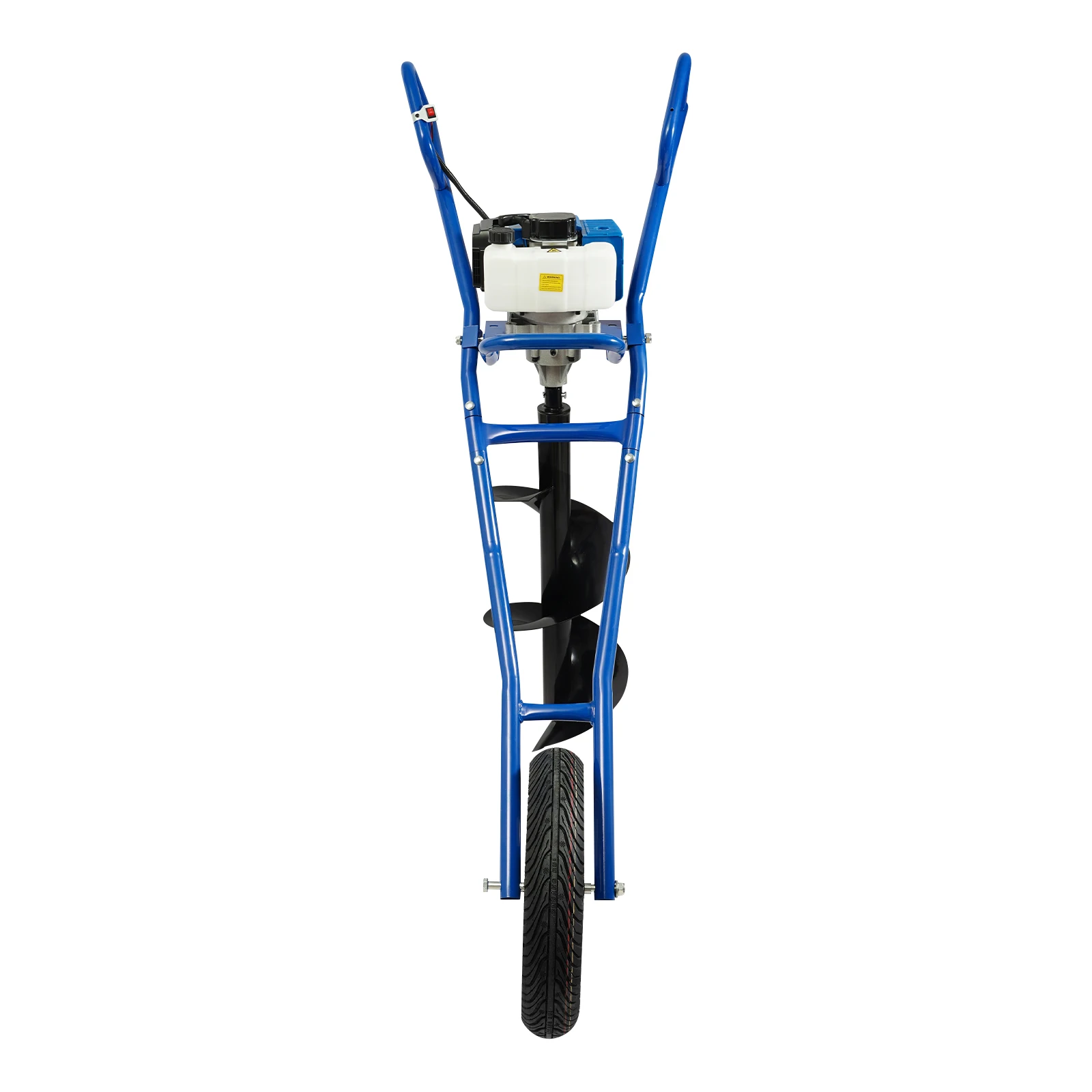 52CC 1.46KW Earth Drill with Wheel Auger Bit Portable for Fence Post Planting Excavation Projects