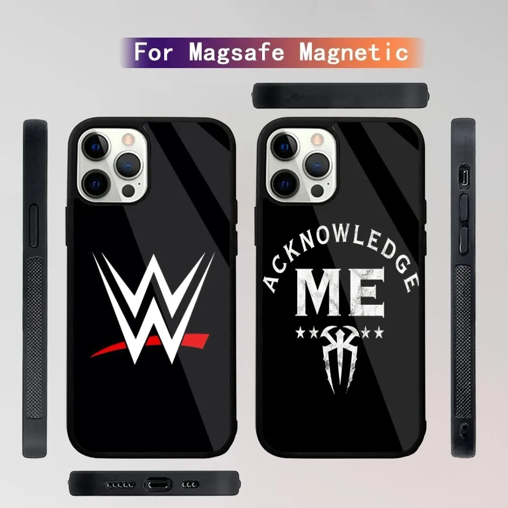 WWE The S-Shield   Phone Case For iPhone 15,14,13,12,11,Plus,Pro,Max Mini Magsafe Magnetic Wireless Charging