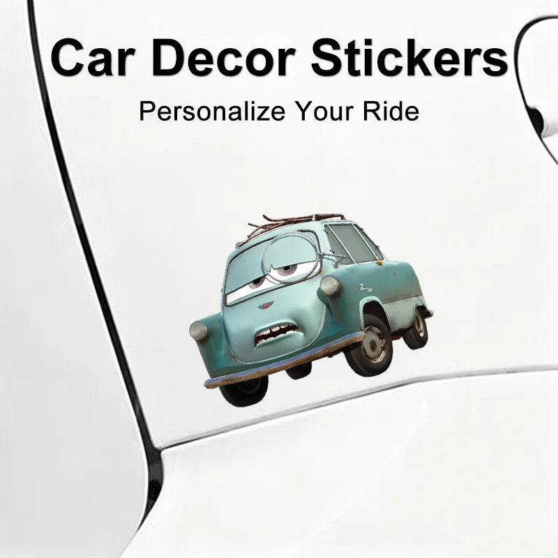 

Disney Cars Car Sticker, Waterproof Anime Decal, Ideal for Car Door, Front Bumper, Luggage, Lovely Decorative Gift Sticker