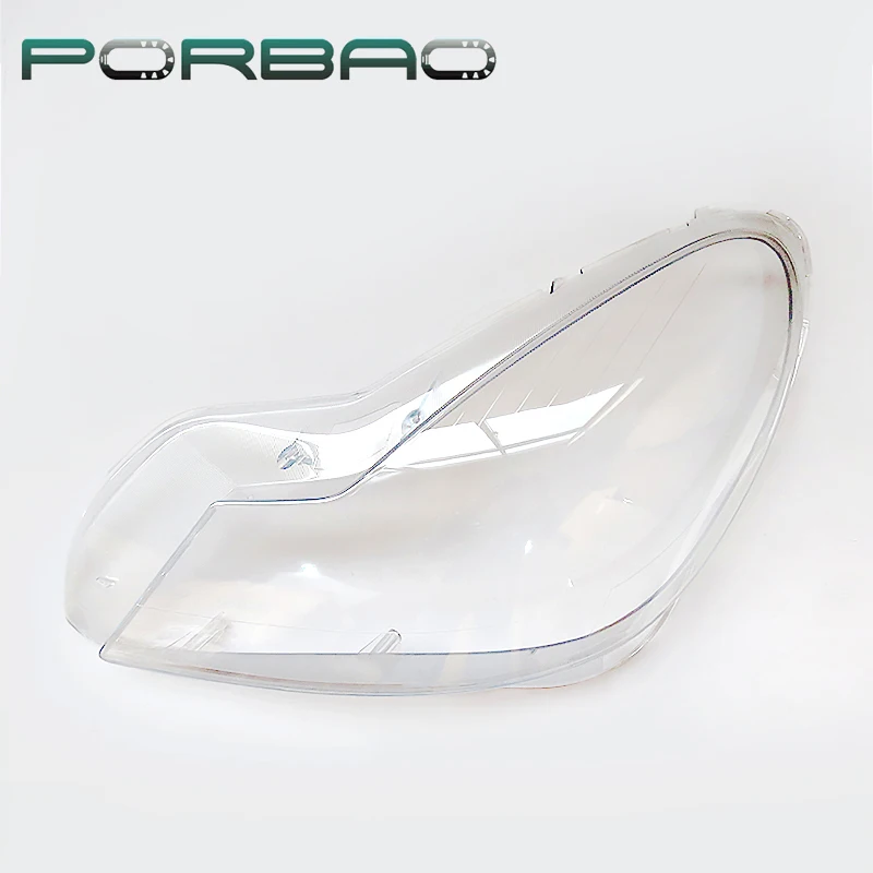 Transparent Headlight Lampshade Glass Lens Cover For Benz SL230/SL55 2008 2009 2010 2011 2012 Auto Lamp Housing Car Accessories