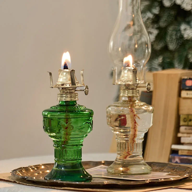 Kerosene Water Oil Lamp Ornament Diesel Table Lamps Desktop Decoration Indoor Decors For Living Dinner Party Bedroom Kitchen