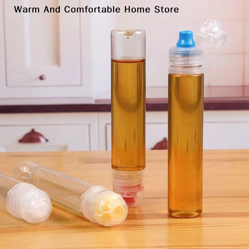 【W】Mess-Free Pouring Every Time! 95ml Non-Drip Honey Dispenser Bottle, Squeeze Pot For Vinegar, Oil & Syrup