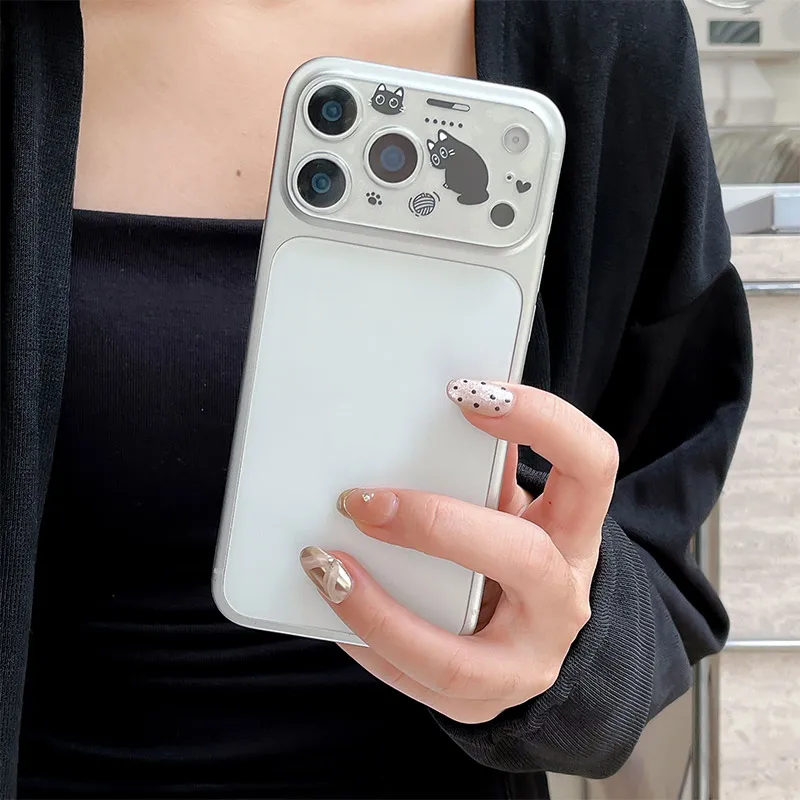 لطيف الكرتون الحيوان سلسلة جرو الفيل الدب غطاء للعدسات آيفون 17 برو 17 برو ماكس حماة كاميرا الهاتف المحمول