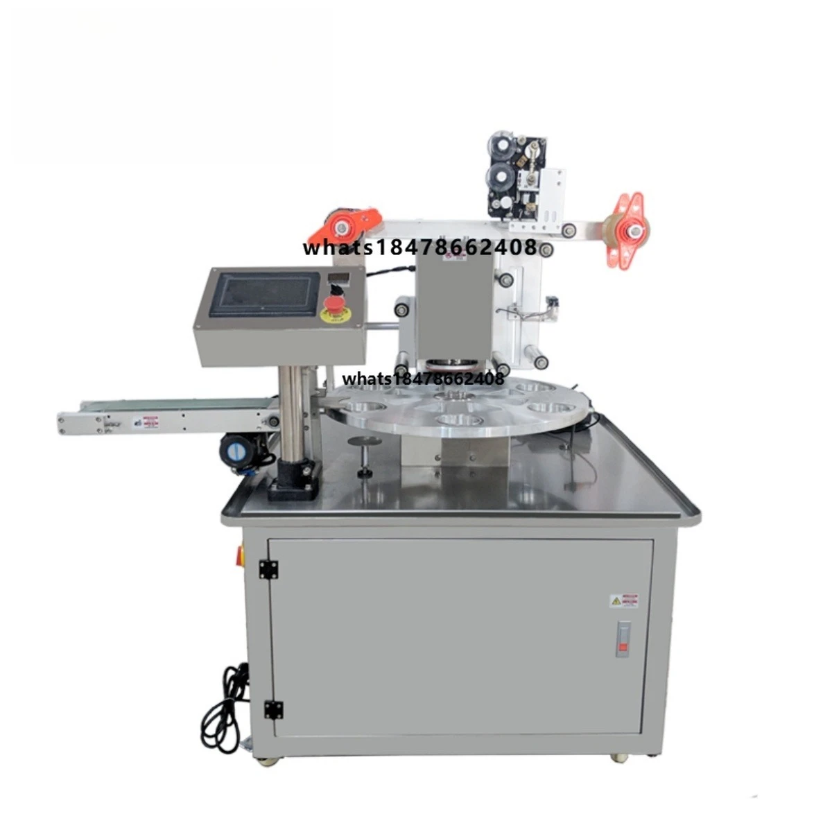 Full Automatic Pneumatic Plastic & Aluminum Cup Heat Sealing Machine for Beverage Applications