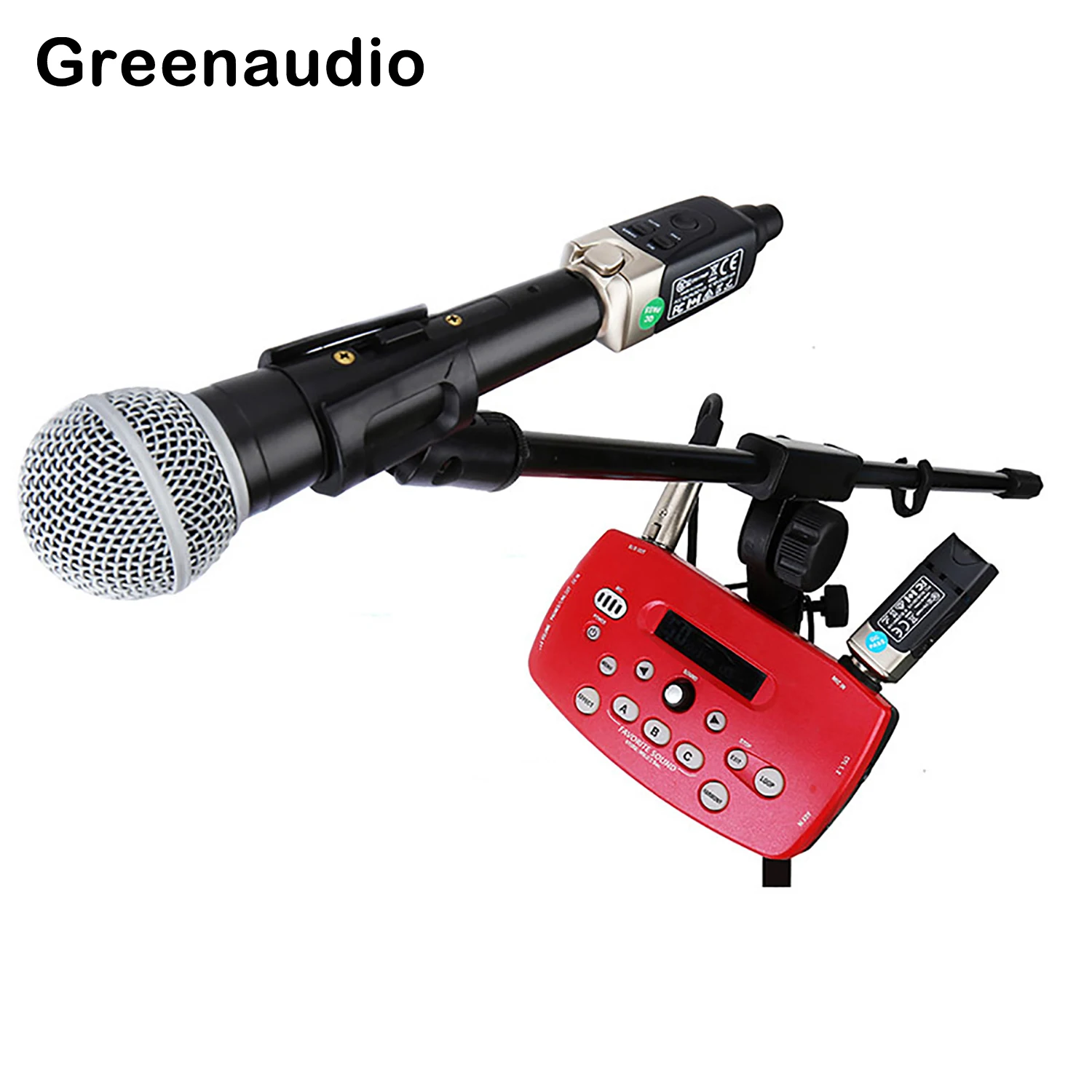 GAW-MA13 Microphone 2.4G Wireless Transmission System Transmitter Instrument Stage Sound Universal