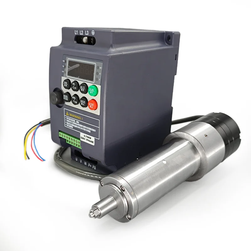 ER11 Custom 9kw Water Cooled 4.5kw Electric Spindle Motor for Metal 2.2kw High Speed Cnc Customized Bt40 Electric Spindle