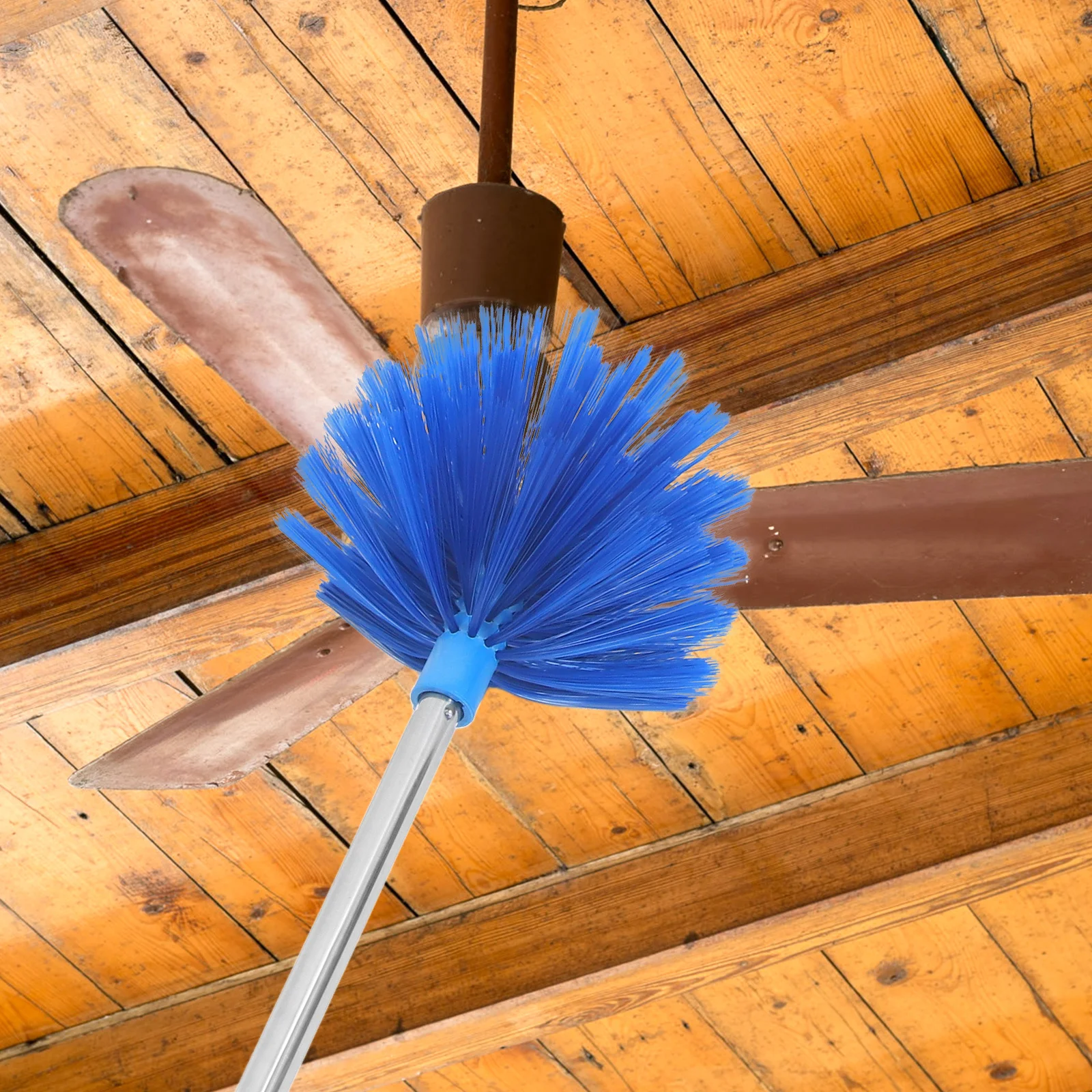 

Spider Web Duster Extendable Cobweb Brush For High Ceilings Fans Walls Dust Removal Rod Indoor Outdoor Use Ceiling Fan