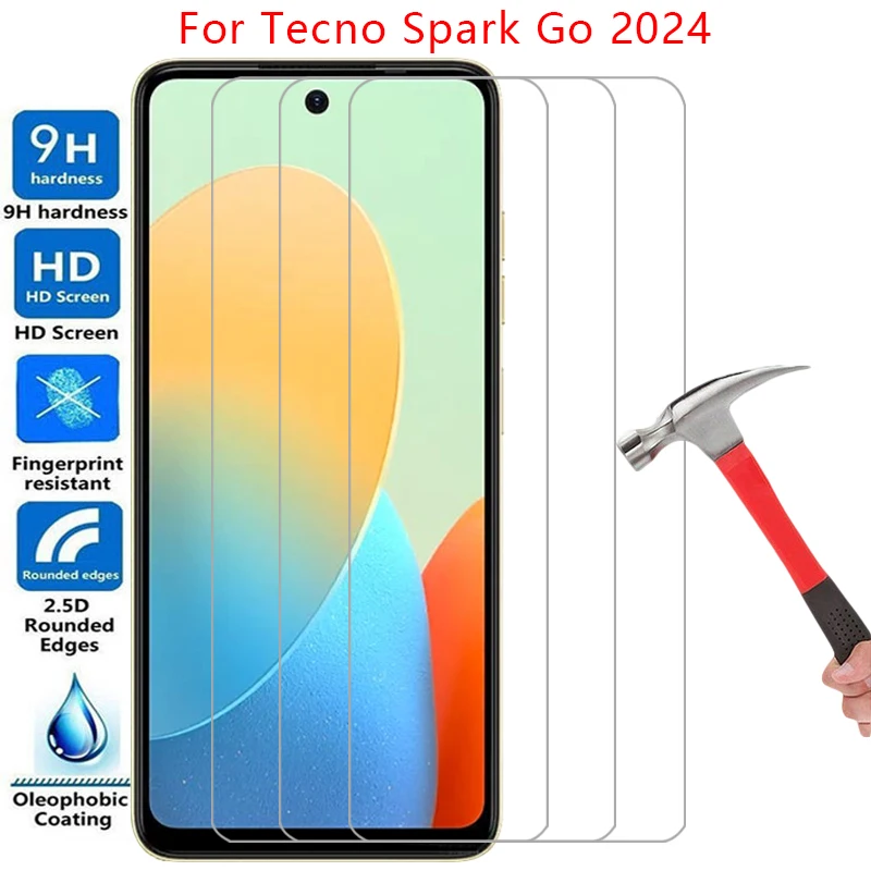 Tecno-強化ガラススクリーンプロテクター,Tecno用電話フィルム,spark go 2024 h, tecno Cortex No tno,g2024