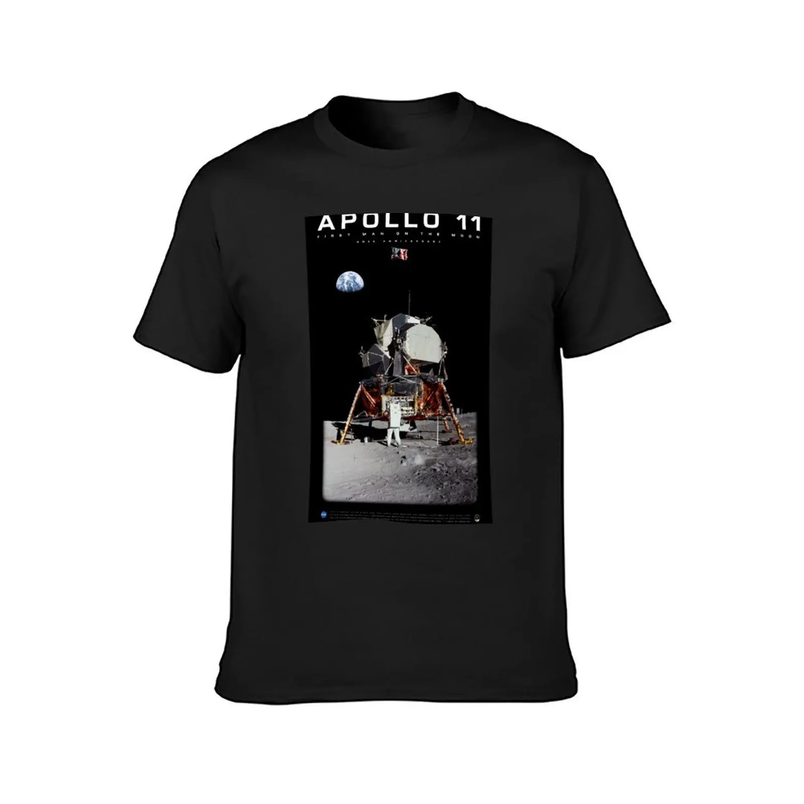 Apollo 11 Anniversary 4 T-Shirt plain graphics sweat blacks sweat shirts, men