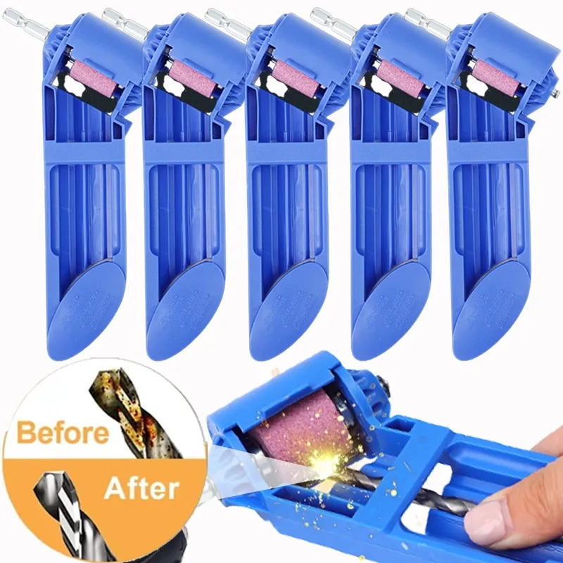 

Portable Drill Bit Sharpener Electric Drill Metal Polishing Sharpeners Universal Chainsaw Drill Quick Polish Tool Home Hardware