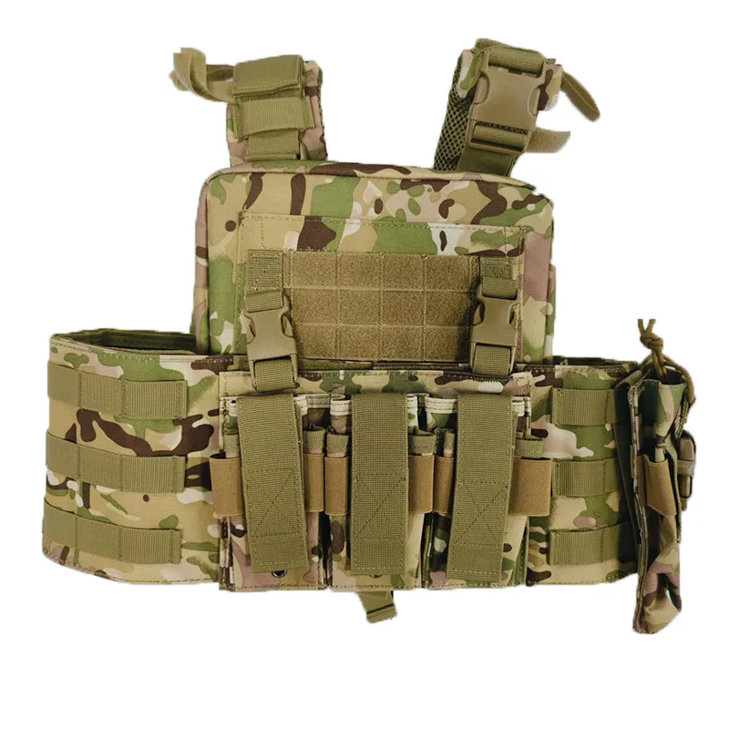 Multicam Plate Carrier Tactico Vest Multi-functional Wear-resistant For Outdoor Training Hunting Equipment Protective Waistcoat