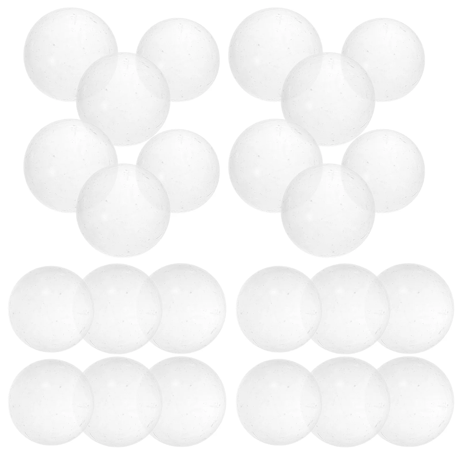 30 peças contas de vidro decorativas mármores bolas de tanque de peixes pedras cristalinas para enchimento de vaso