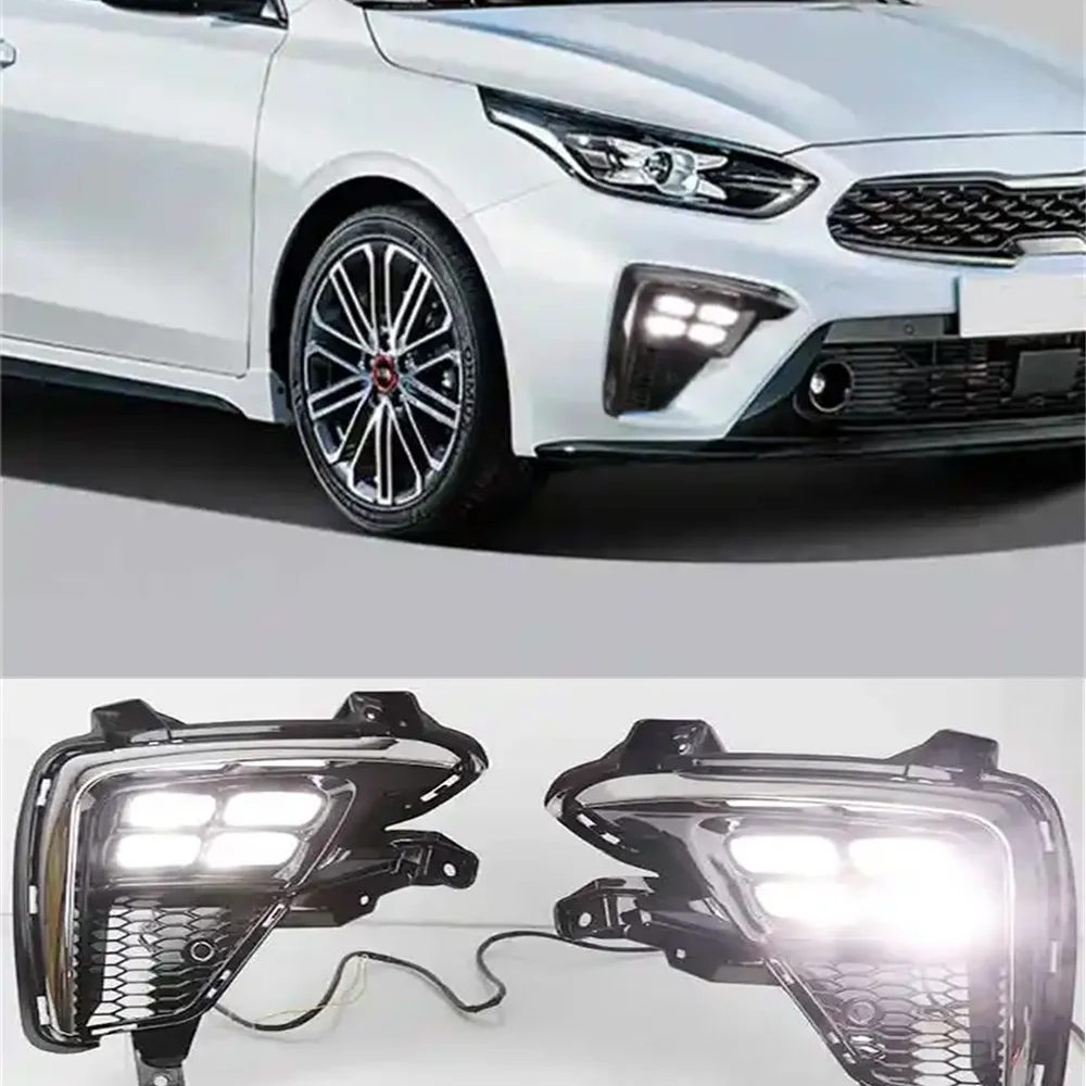 

LED Daytime Running Light for Kia Cerato K3 2019 2020 Fog Lamp Daylight Drl Cover