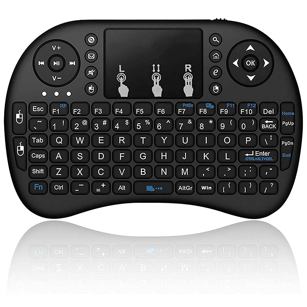 2.4G Wireless Mini Keyboard With Touchpad for PC Laptop I8 Portable Remote Control for Smart TV Android TV Box Raspberry Pi