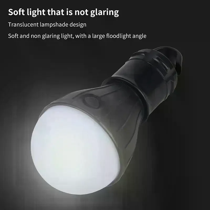 

Camping Lantern Outdoor Light Battery Powered Lights Multicolor Waterproof Lighting Mini Portable LED Lamp Bulb Emergency Light