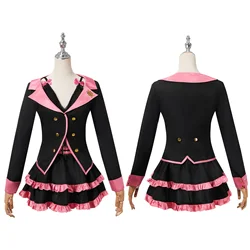 Virtual Singer Cosplay Costume Uniform with Wig Japan Midi Dress Girl Stage Performance Costume Carnival Night Party Clothes