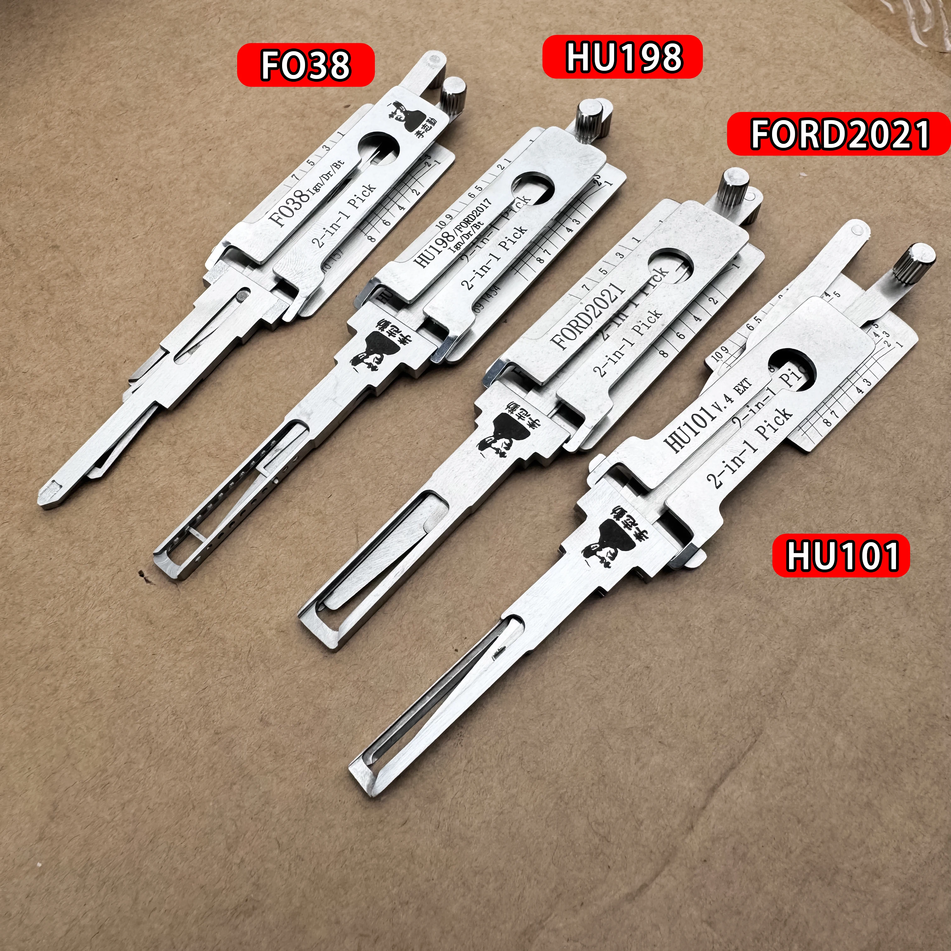 LISHI 2IN1 HU101 v.4 HU198 FO38 FORD2021 Für FORD Schlossöffnungswerkzeug Schlüsseldienstwerkzeug – Detail 1