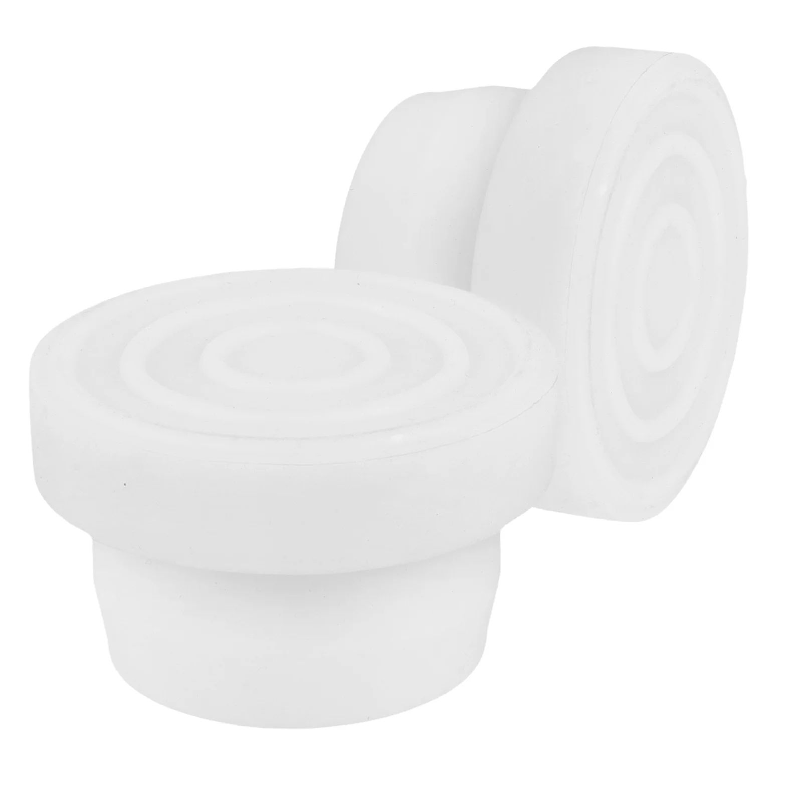 قطعتان من مصدات سلم حمام السباحة، أغطية مطاطية شديدة التحمل لحمامات السباحة الداخلية، ملحقات حماية لخطوات حمام السباحة